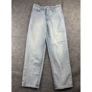 Athleta Size 4 Sculptek High Rise Straight Leg Ankle Jean Light Wash Basic